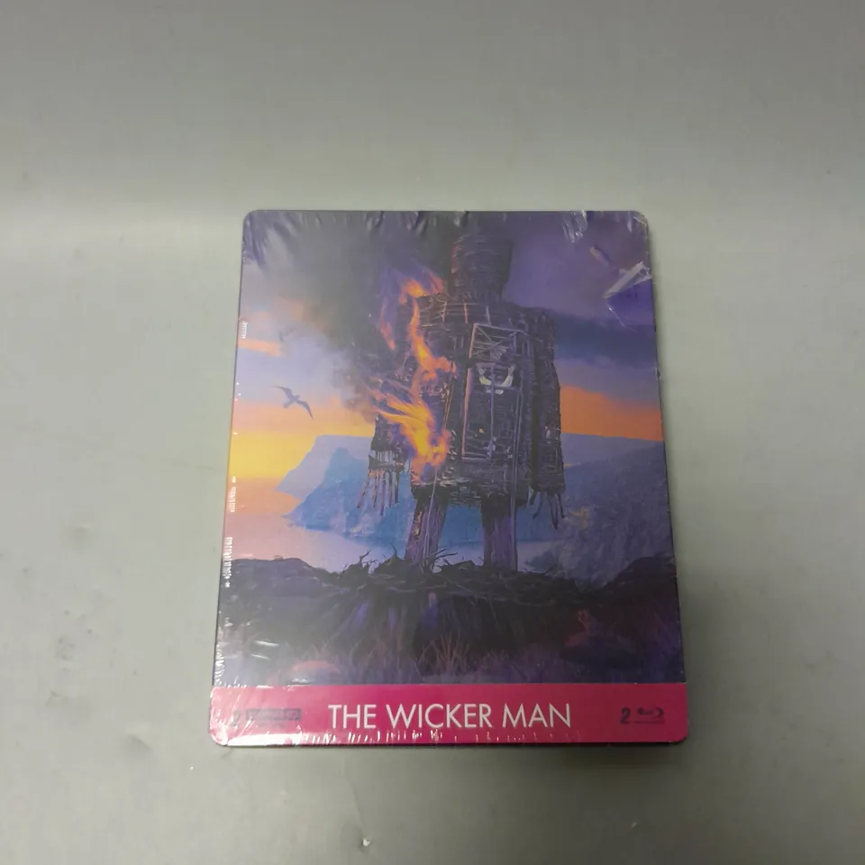 SEALED THE WICKER MAN - ÉDITION STEELBOOK - BLU-RAY 4K ULTRA HD + BLU-RAY IN FRENCH LANGUAGE