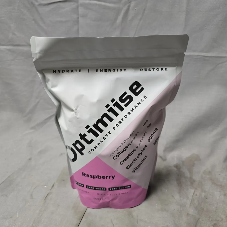 OPTIMIISE RASPBERRY DIETARY SUPPLEMENT (600G)