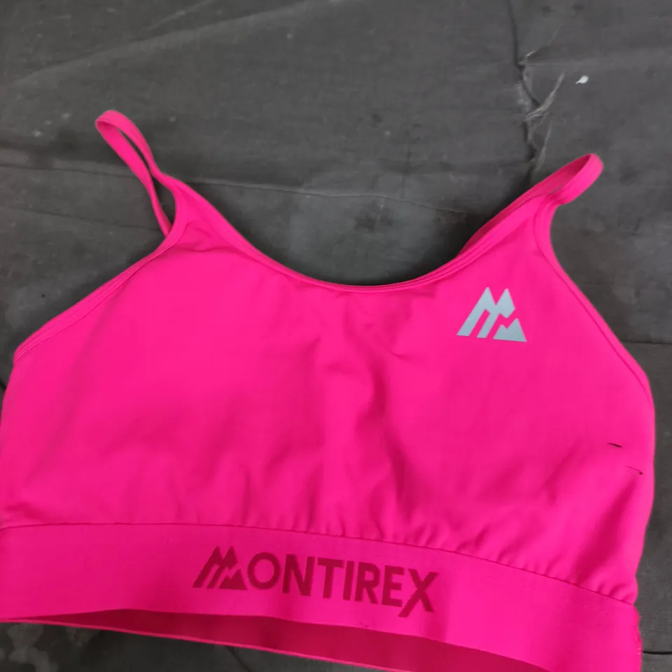 MONTIREX PINK STRAPPY BRA TOP – WOMEN’S UK S