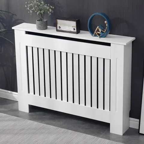 ALLANI RADIATOR COVER VERTICAL SLATS FREESTANDING