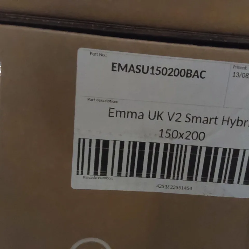 BRAND NEW BOXED EMMA UK V2 SMART HYBRID 150 x 200CM KING SIZE MATTRESS