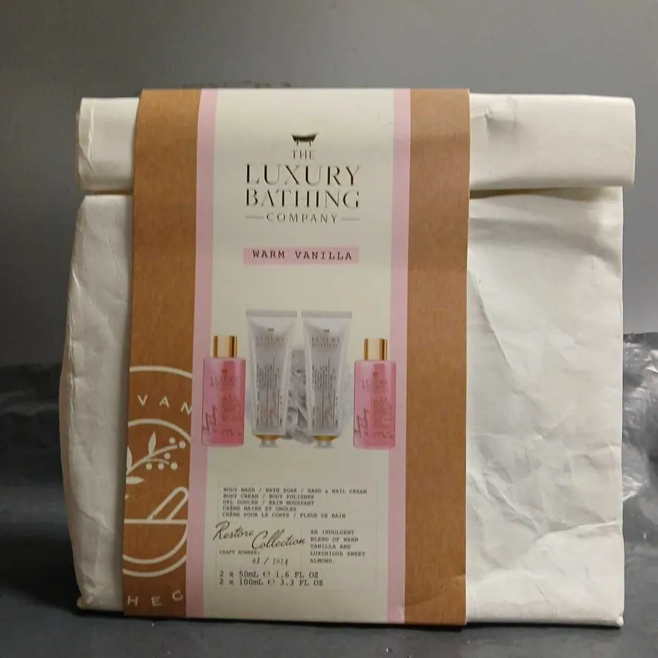 THE LUXURY BATHING COMPANY WARM VANILLA 