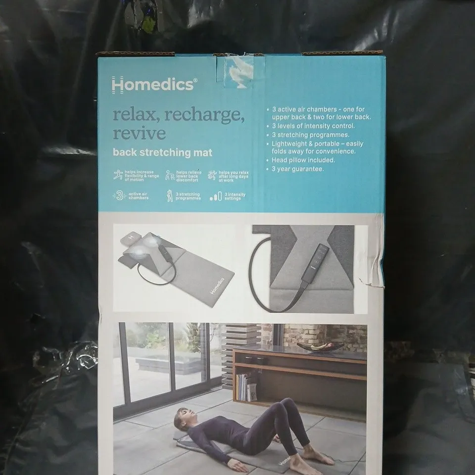 Homedics Back Stretching Mat – Relax, Recharge, Revive (Model BM-AC8980VC-EB)
