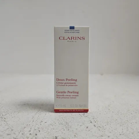 CLARINS PARIS GENTLE PEELING SMOOTH AWAY CREAM WITH PRIMROSE EXTRACT (15ML)