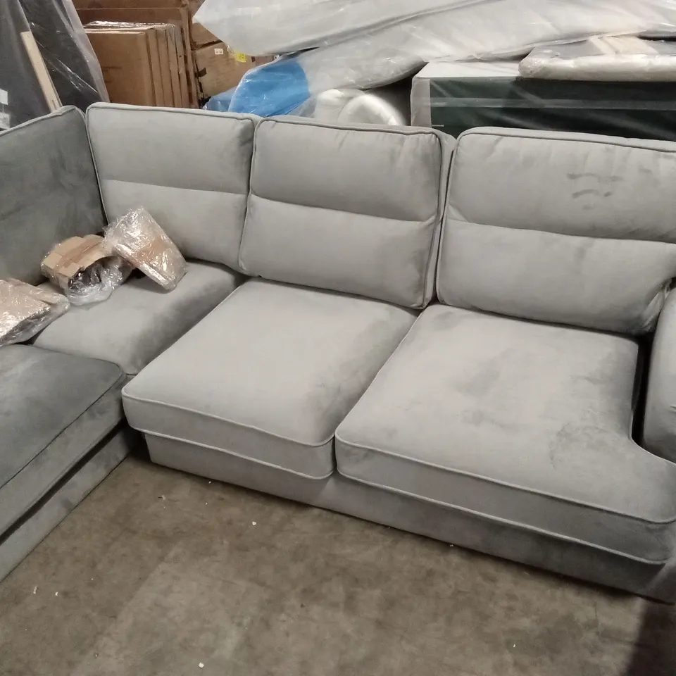 VICTORIA CORNER GROUP SOFA - GREY RRP £1249