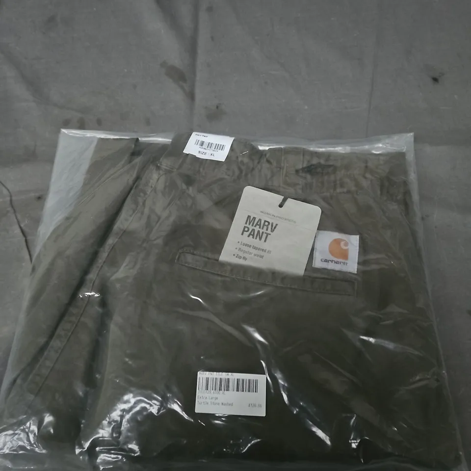 CARHARTT PANTS – TURTLE STONE WASHED, EXTRA LARGE (XL) 