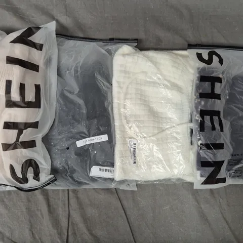 BOX OF APPROXIMATELY 20 ASSORTED CLOTHING AND FASHION ITEMS IN VARIOUS STYLES, SIZES, AND COLOURS - COLLECTION ONLY