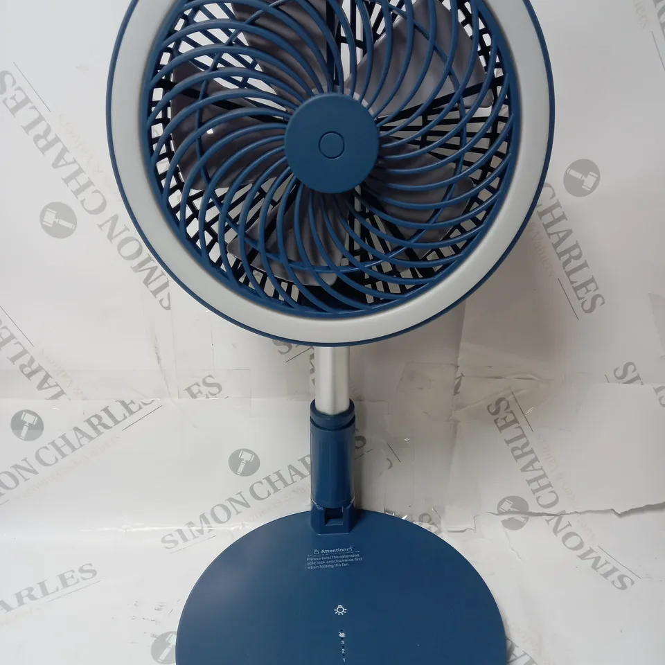 BOXED SALTER PROFESSIONAL CORDLESS LED FOLDABLE FAN 