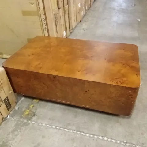 SEANA COFFEE TABLE - DARK WOOD
