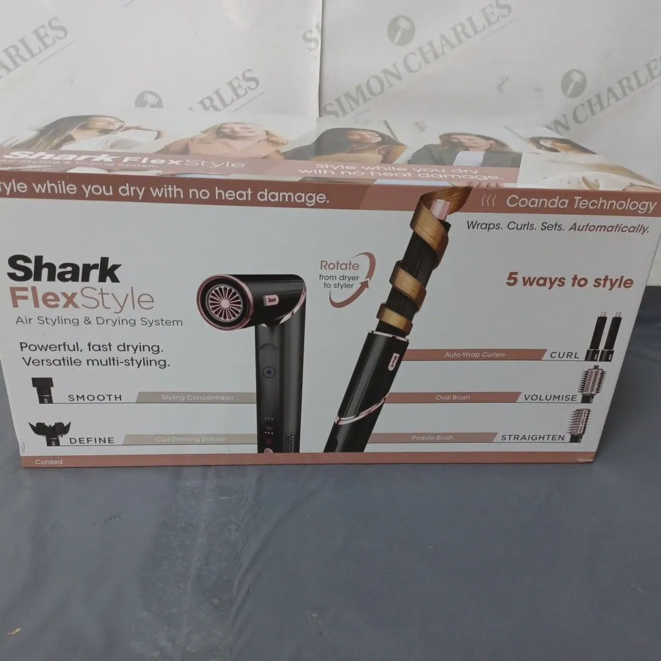 BOXED SHARK HOT AIR STYLER & HAIR DRYER