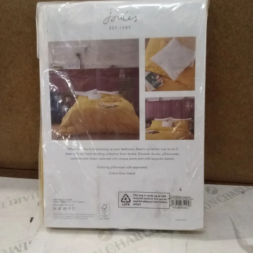 BRAND NEW SEALED SUNSHINE DUVET COVER SET KINGSIZE