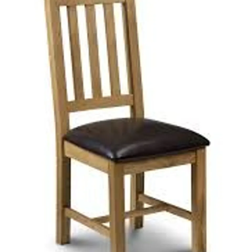 BOXED JULIAN BOWEN ASTORIA DINING CHAIR - WAXED OAK (1 BOX)