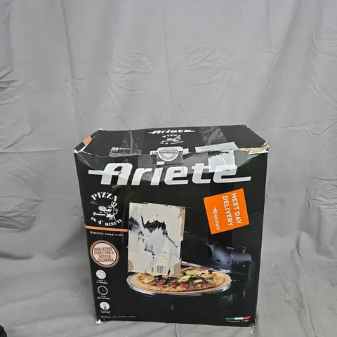 ARIETE ELECTRIC PIZZA OVEN – BLACK, BOXED