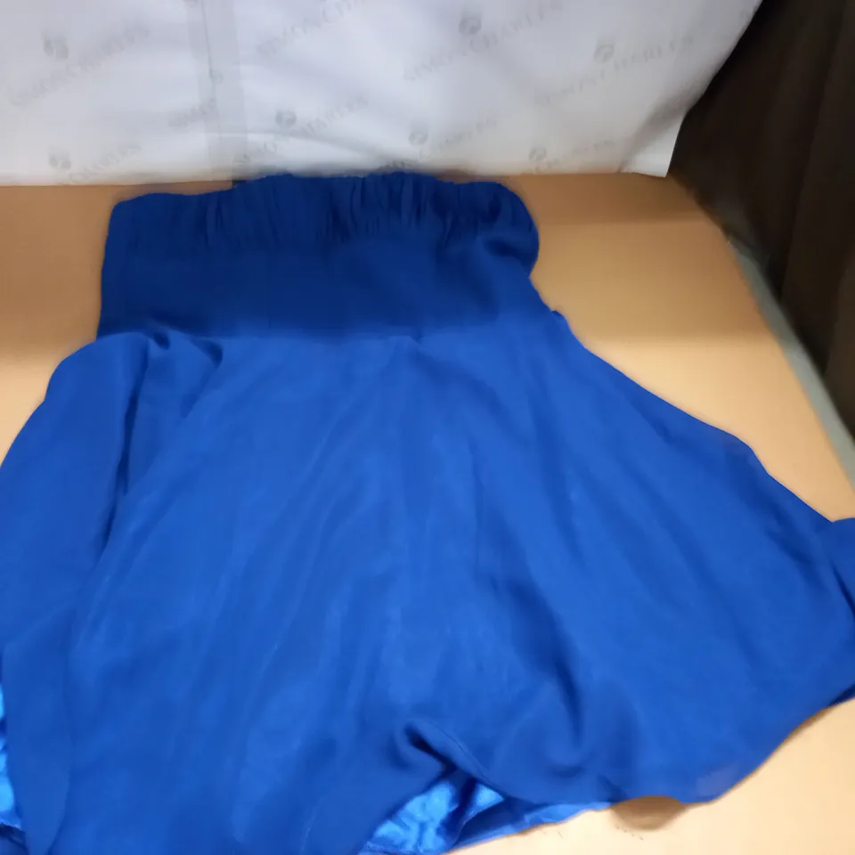 BLUE OCCASIONAL DRESS - SIZE UNSPECIFIED