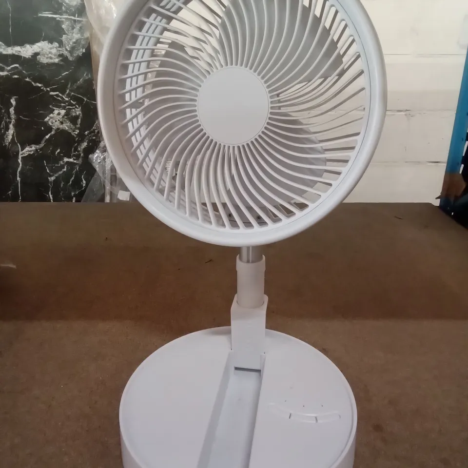 BOXED MY FOLDAWAY FLOOR & TABLE FAN - WHITE