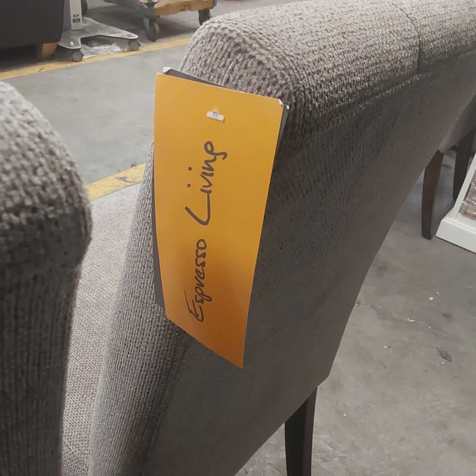 PAIR OF SHANKAR ESPRESSO LIVING DINING CHAIRS