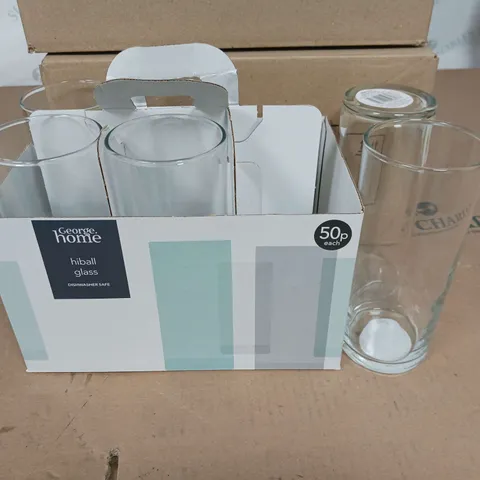 LOT OF 24 HIGH BALL GLASSES