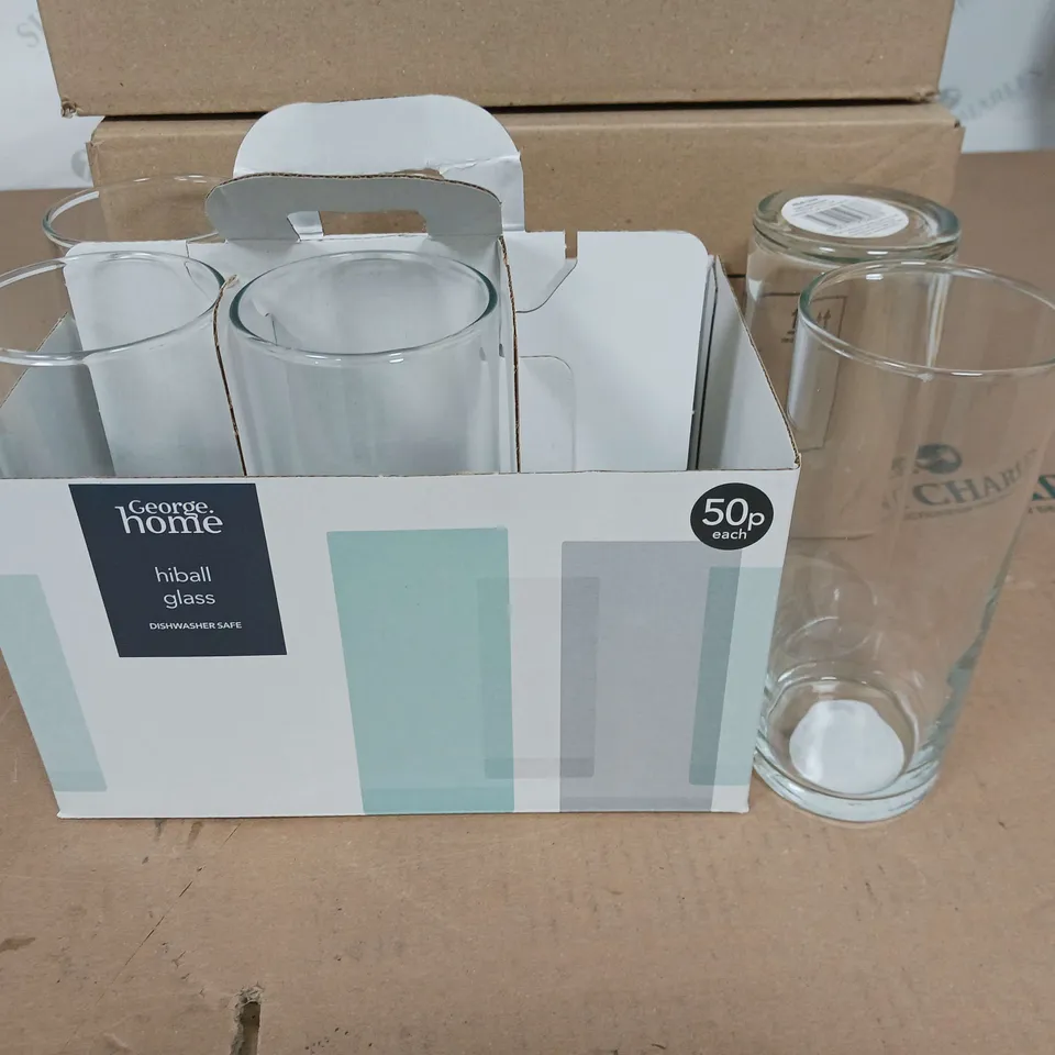 LOT OF 24 HIGH BALL GLASSES