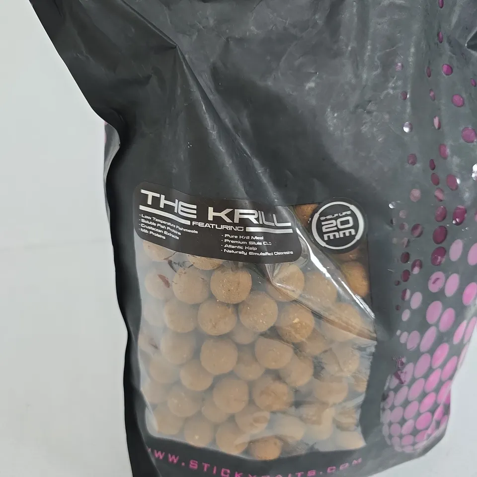 STICKY BAITS THE KRILL – 20MM PELLETS IN BLACK BAG 5KG