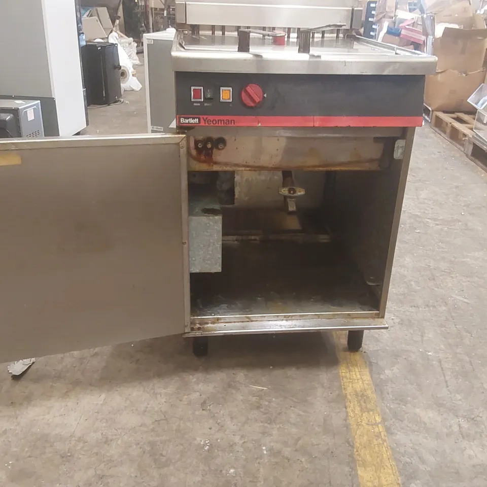 BARTLETT YEOMAN SINGLE TANK TWIN BASKET FRYER ELECTRIC