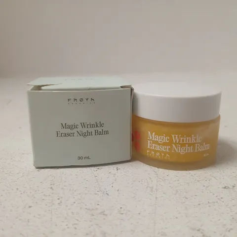 BOXED FRYA ORGANICS MAGIC WRINKLE ERASER NIGHT BALM (30ML)