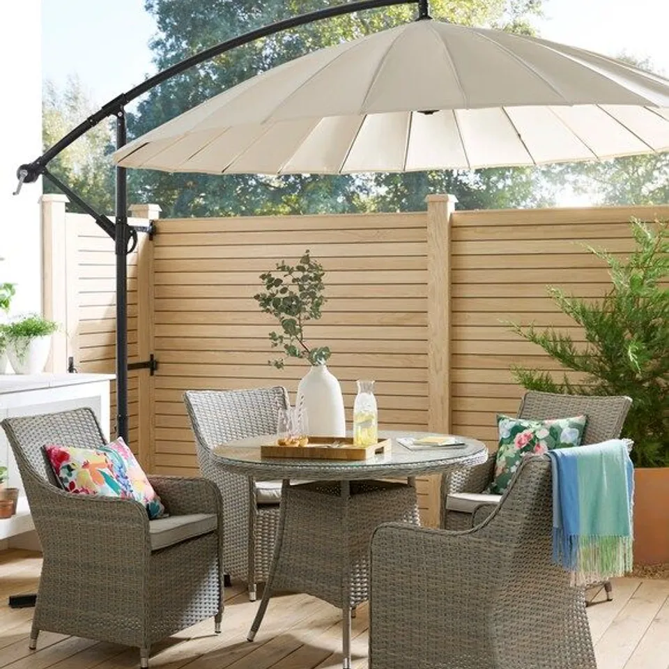 BOXED SHANGHAI CANTILEVER PARASOL - 3M