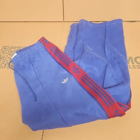 ADIDAS LOOSE BLUE JOGGERS SIZE 14