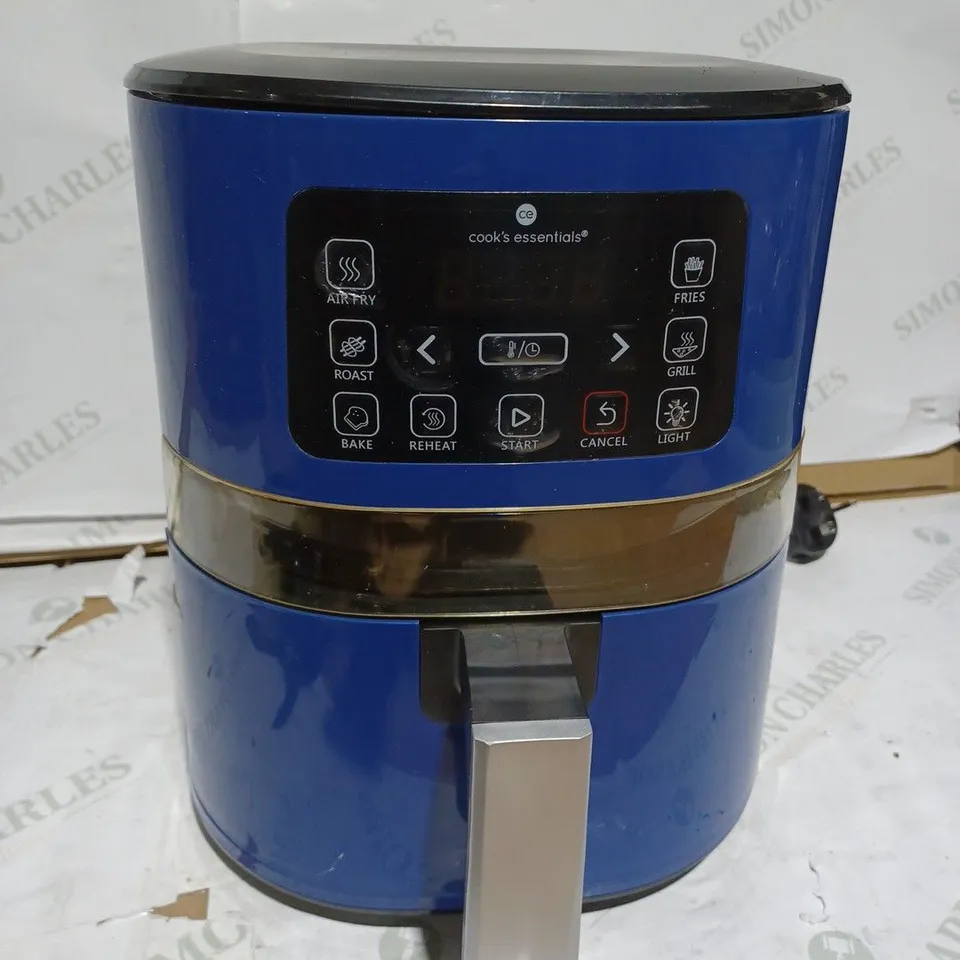COOK'S ESSENTIALS 4.0L AIR FRYER - SAPPHIRE