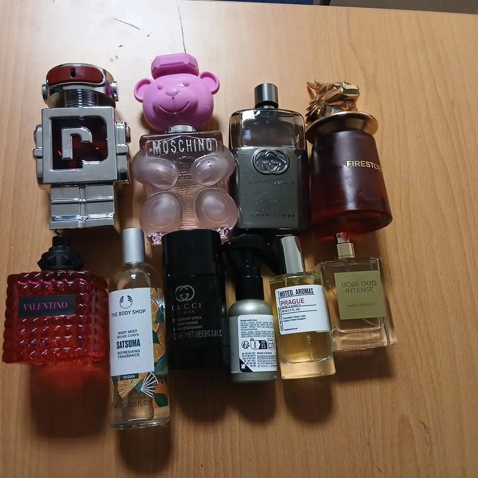 APPROXIAMTELY 10 ASSORTED UNBOXED FRAGRANCES