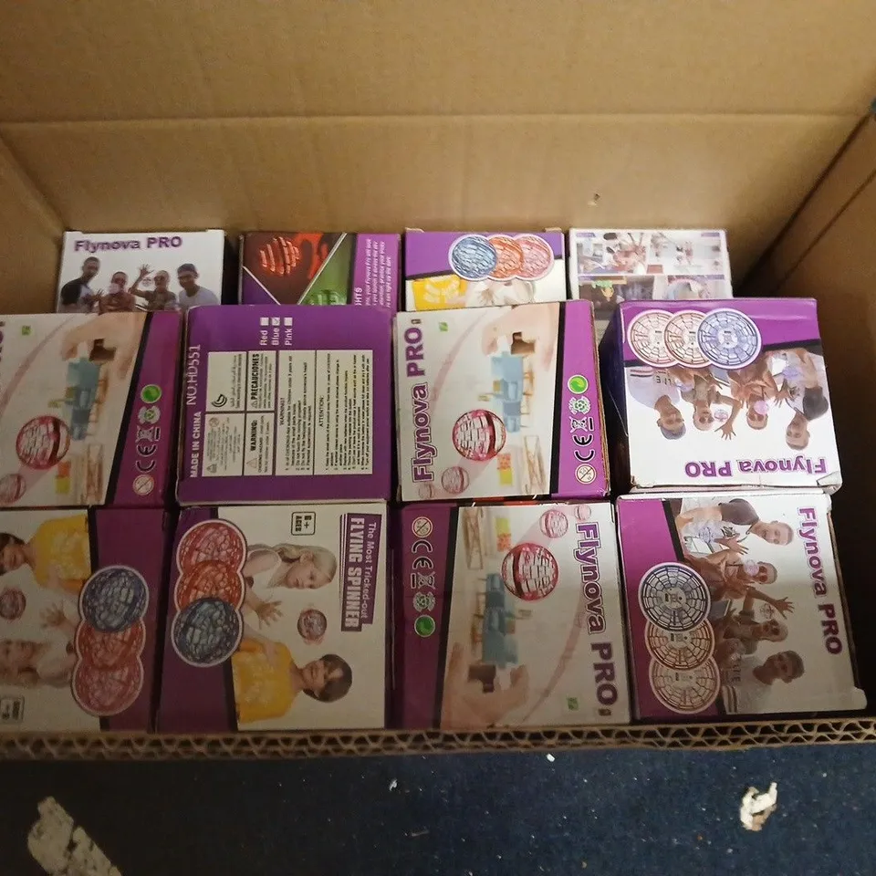 LOT OF 36 BOXED FLYNOVA PRO HOVER TOYS