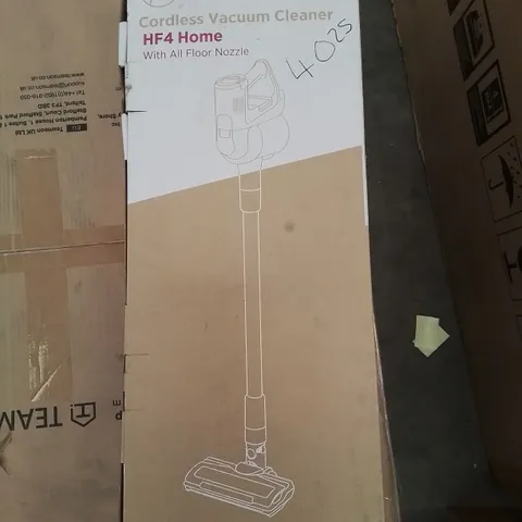 BOXED CORDLESS VACUUM CLEANER HF4 HOME WITH ALL FLOOR NOZZLE