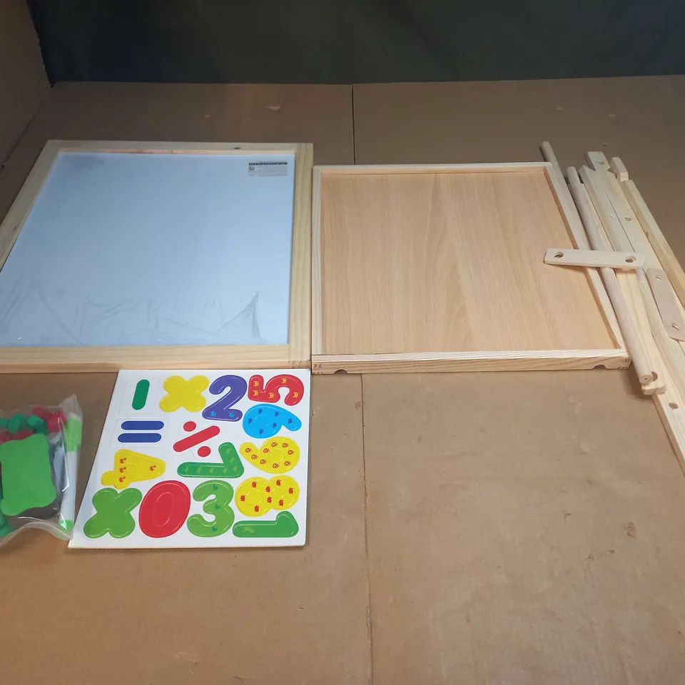 WOODEN TOY MULTIFUNCTIONAL WRITING BOARD