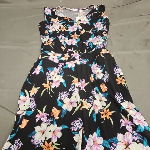 DANNII MANOGUE SLEEVELESS FLORAL PRINT SUMMER DRESS - SIZE XS