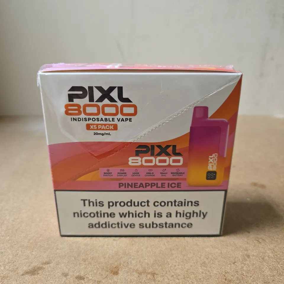 PIXL 8000 VAPE MULTIPACK – PINEAPPLE ICE