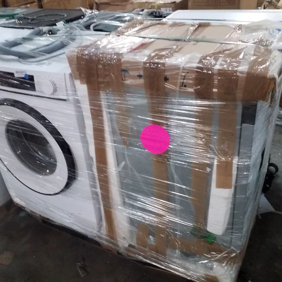 PALLET OF APPROXIMATELY 4 UNPROCESSED RAW RETURN WHITE GOODS TO INCLUDE