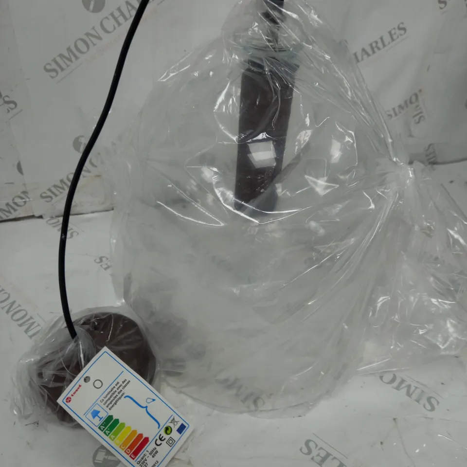 TOSEL 1-LIGHT BELL CEILING PENDANT - CLEAR GLASS