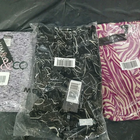 APPROXIMATELY 20 ASSORTED LADIES CLOTHING PRODUCTS IN VARIOUS STYLES & SIZES 