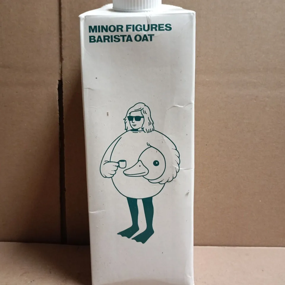 APPROXIMATELY 10 X 1L CARTONS OF MINOR FIGURES BARISTA OAT DRINK