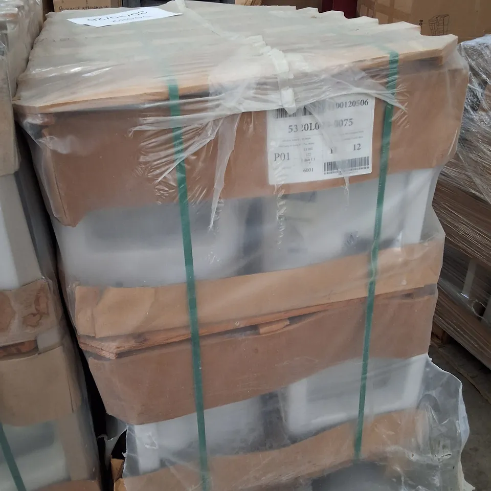 PALLET CONTAINING APPROXIMATELY 12 VITRA S50 WHITE WALL HUNG SHORT PROJECTION WC PANS - 360×480MM