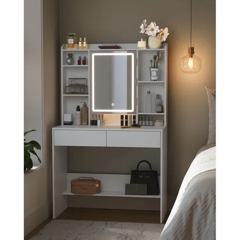 BOXED SERAPHINA DRESSING TABLE WITH MIRROR (2 BOXES)