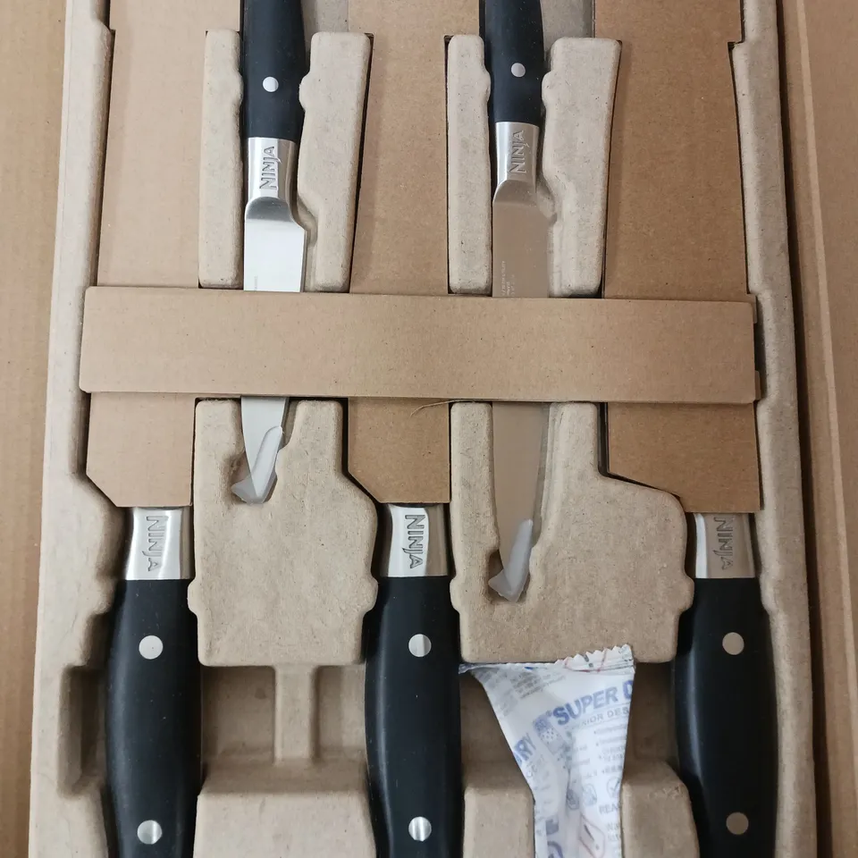 BOXED NINJA STAY SHARP KNIFE BLOCK - COLLECTION ONLY