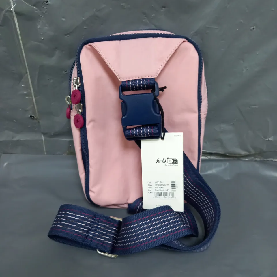 KIPLING ANDRES CROSS BODY BAG PINK