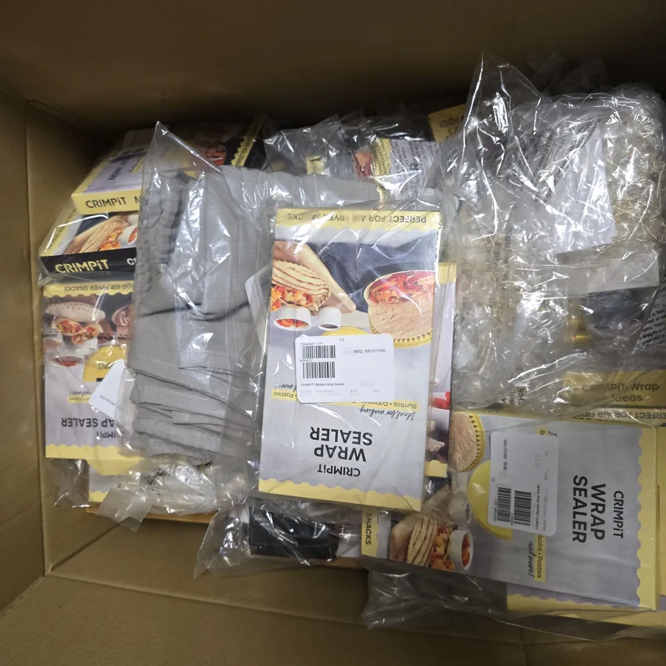 APPROXIMATELY 10 ASSORTED HOUSEHOLD GOODS TO INCLUDE WRAP SEALER, FAIRY LIGHTS AND PLACEMATS - COLLECTION ONLY 