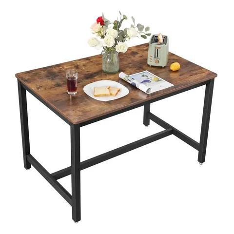 BOXED FLOVILLA 120CM WOODEN DINING TABLE (1 BOX)