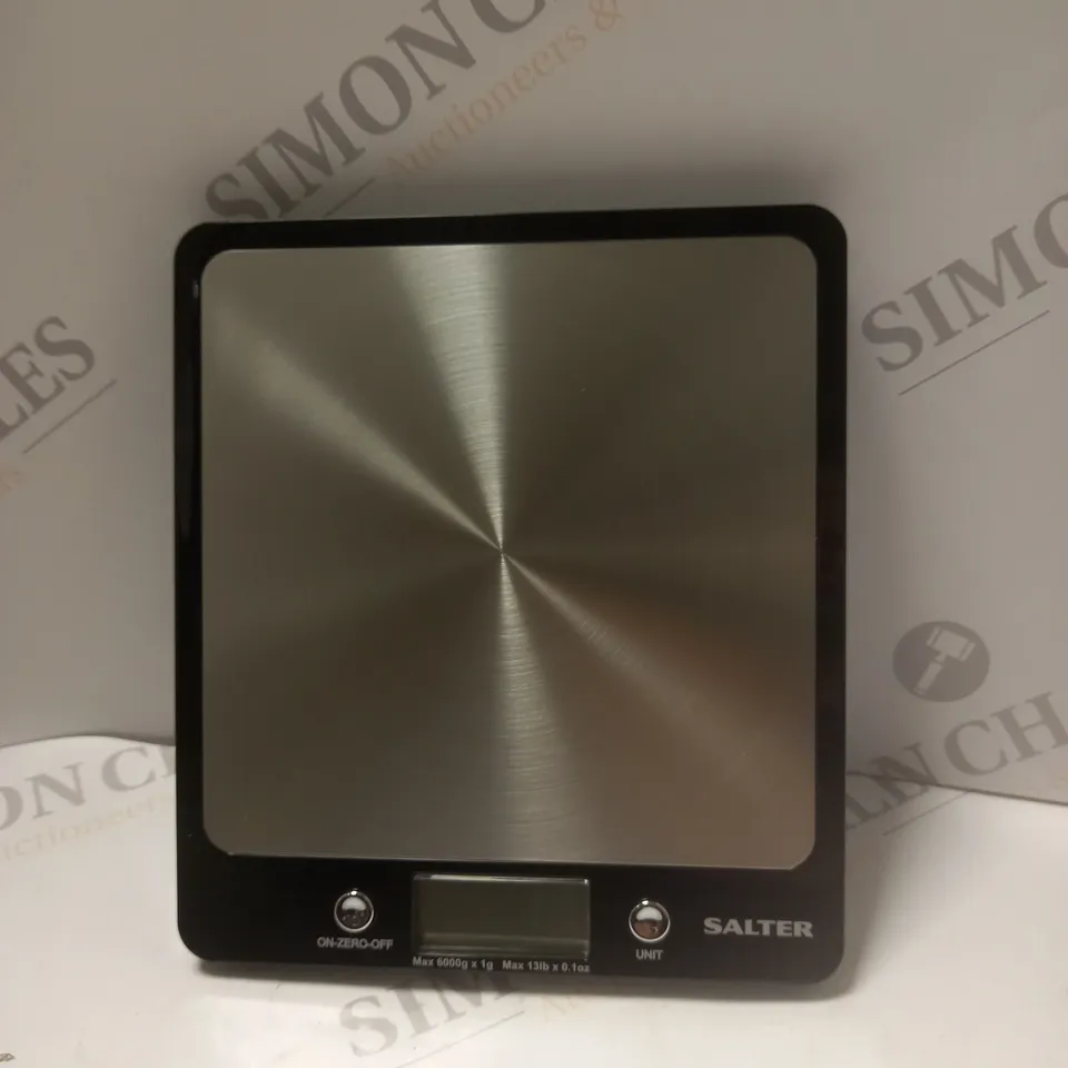 BOXED SALTER EVO ELECTRONIC KITCHEN SCALE 