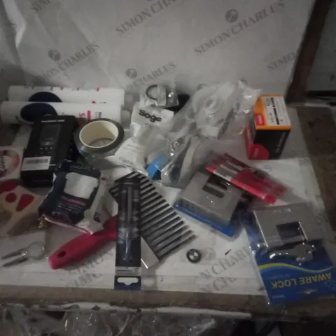 APPROXIMATELY 10 ASSORTED PRODUCTS TO INCLUDE, SILICONE, LOCKS, LASER ENTERNUNGSME
