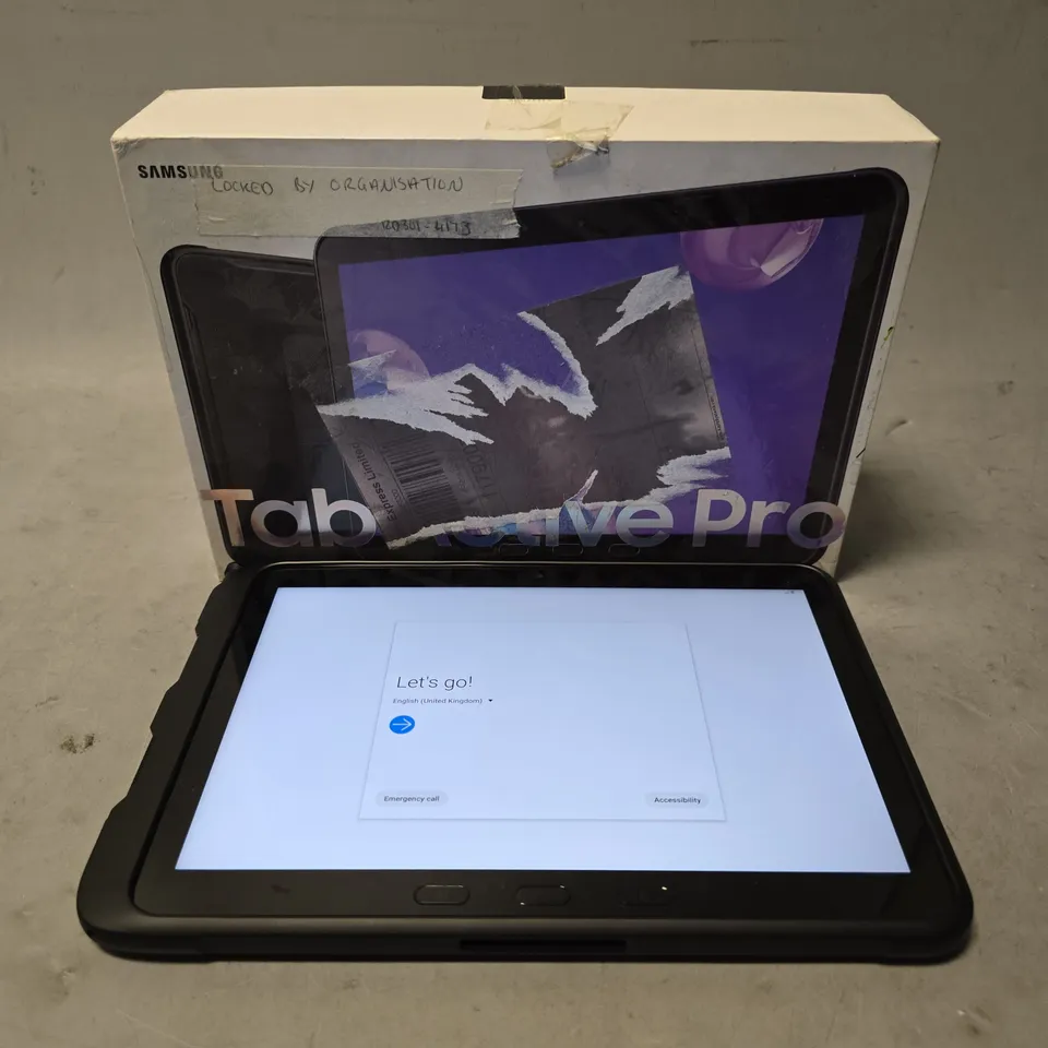 BOXED SAMSUNG GALAXY ACTIVE PRO TABLET 