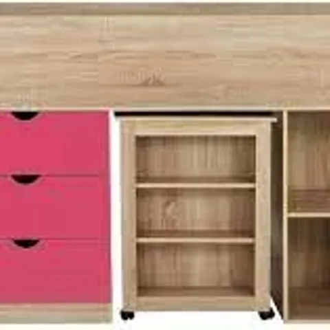 BOXED GRADE 1 MICO MID SLEEPER WITH STORAGE (BOXES 1 & 2 OF 3 ONLY)