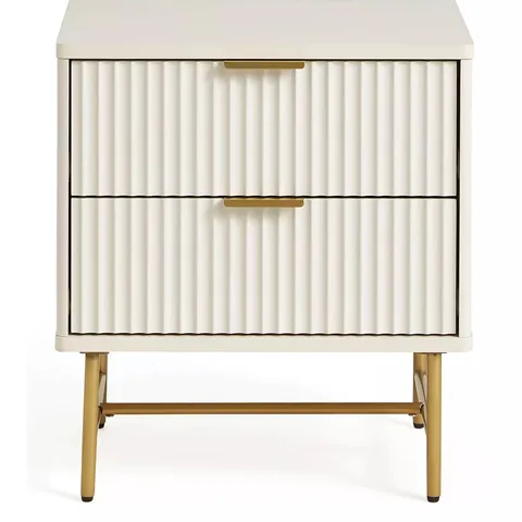 CORA 2 DRAWER BEDSIDE CHEST