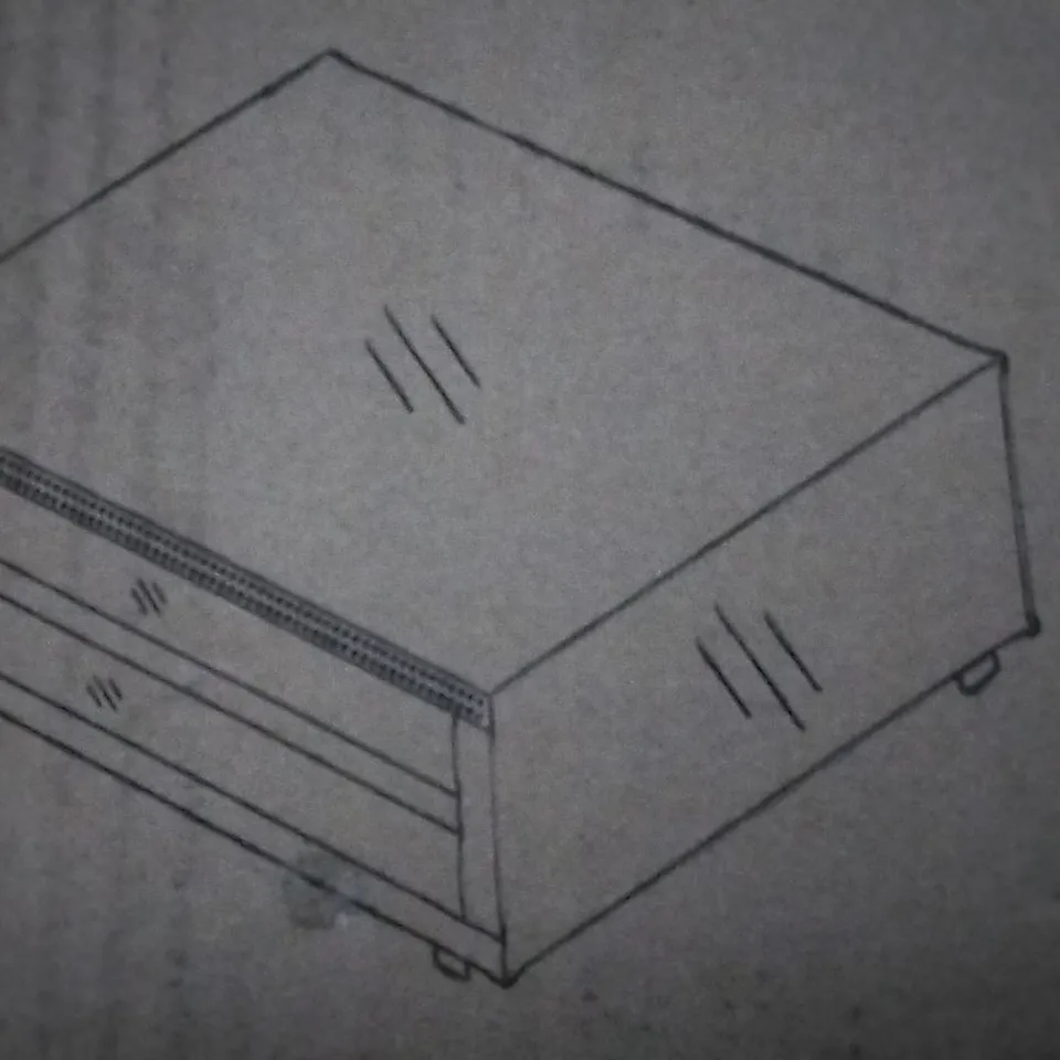 BOXED ORION MIRRORED TV UNIT (1 BOX)